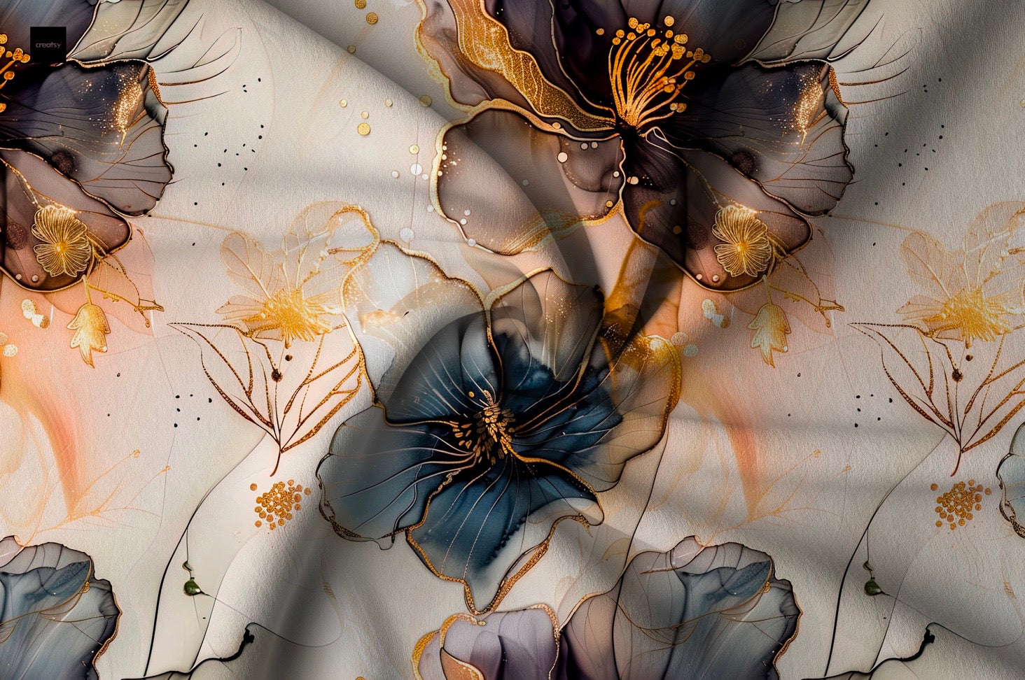 Gold Blümchen Neue Vorbestellung